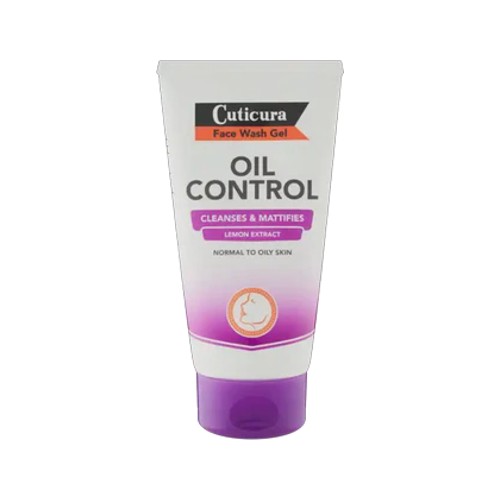 cuticura oil control cleanses & mattifies intensive cleaning face wash gel 150ml
