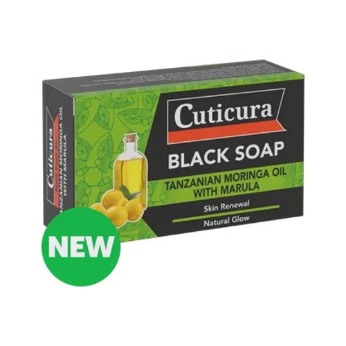 cuticura skin renewal black soap bar 100g