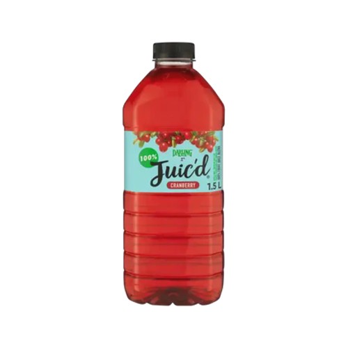 darling juicd cranberry 100 fruit juice blend 15l