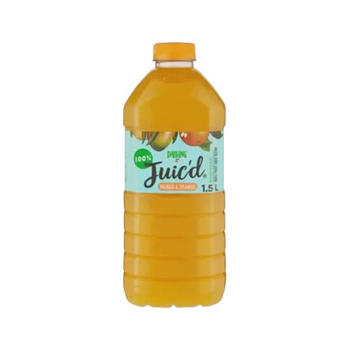 darling juicd mango & orange 100 fruit juice blend 15l