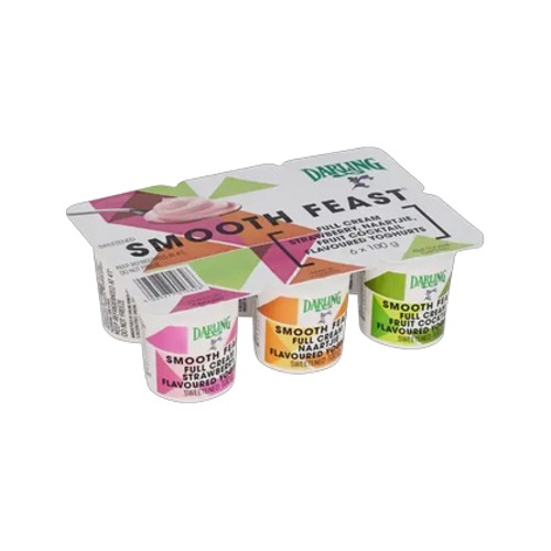 Darling Smooth Feast Assorted Full Cream Yoghurt 6 x 100g