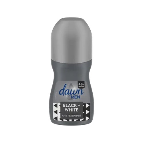 dawn men black & white antiperspirant roll-on 45ml