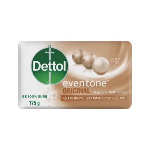 dettol eventone original hygiene bath soap bar 175g