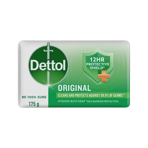 dettol original hygiene bath soap bar 175g