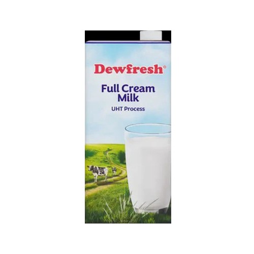 dewfresh long life full cream milk 1l