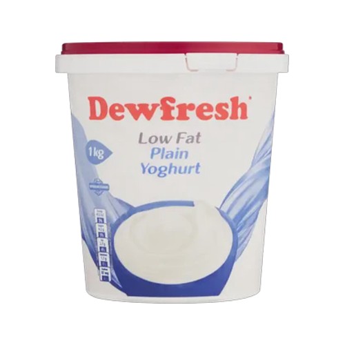 dewfresh low fat plain yoghurt 1kg