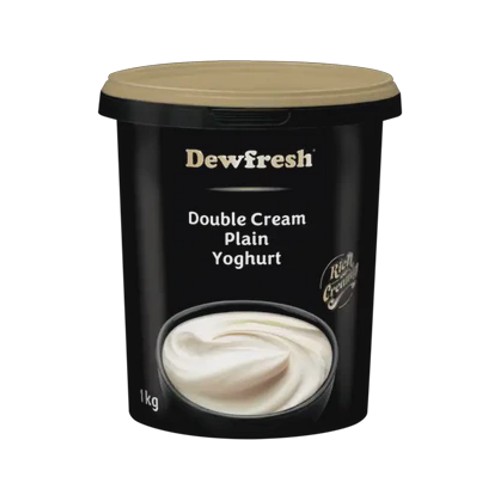 dewfresh plain double cream yoghurt 1kg
