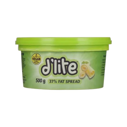 dlite 37 fat spread tub 500g