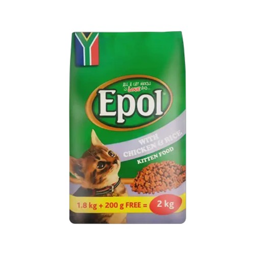 epol chicken & rice kitten dry cat food 2kg