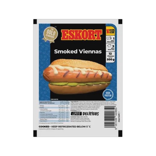 Eskort Smoked Viennas 500g