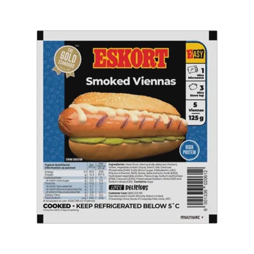 Eskort Smoked Viennas 5 pack