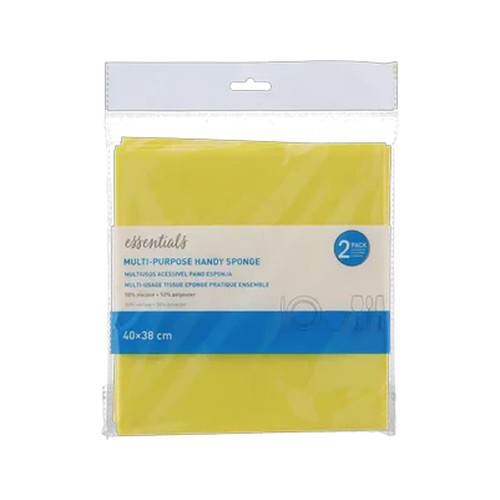 essentials multi purpose cleaning cloth 2-pack