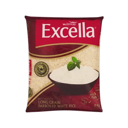 excella long grain parboiled white rice 2kg
