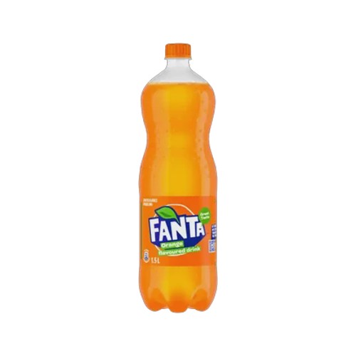 fanta orange flavoured sparkling soft drink bottle 15l
