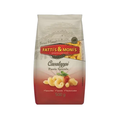 fattis & monis cavatappi pasta spirals 500g