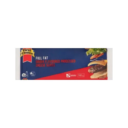 first choice gouda flavoured full fat processed cheese slices 54 pack