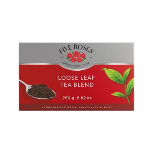 five roses loose leaf tea blend 250g