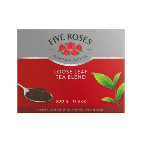 five roses loose leaf tea blend 500g