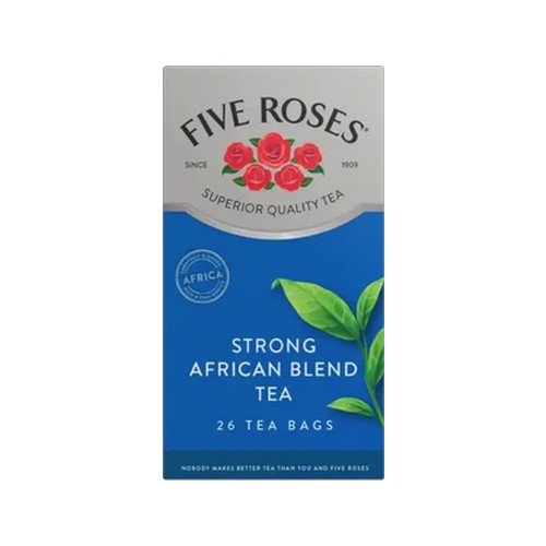 five roses strong african blend tea bags 26 pack