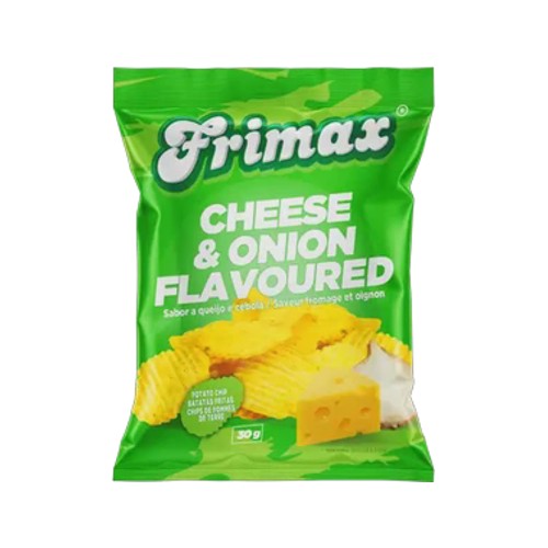 frimax cheese & onion flavoured chips 30g