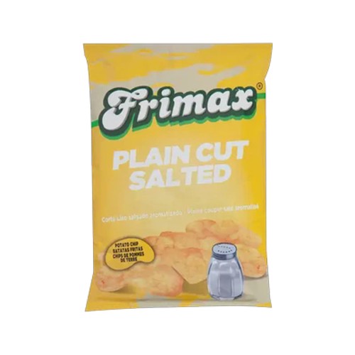 frimax plain cut salted flavoured potato chips 125g