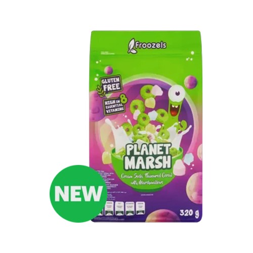 Froozels Planet Marsh Gluten Free Cream Soda Flavoured Cereal with Marshmallows 320g