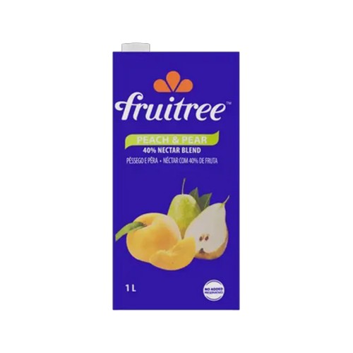 Fruitree Peach & Pear 40 Nectar Blend 1l