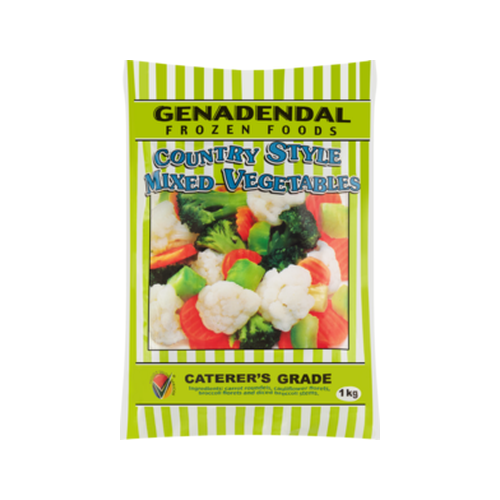 Genadendal Frozen Foods Country Style Mixed Vegetables 1kg