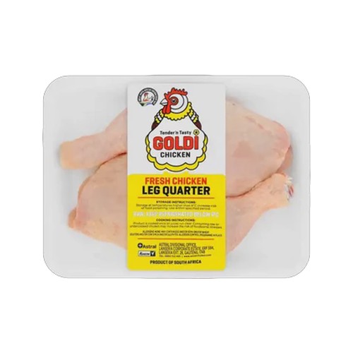 goldi chicken fresh chicken 2 piece quarter legs 300g - 500g