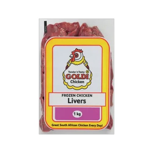 goldi chicken frozen chicken livers 1kg