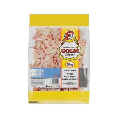 goldi chicken iqf frozen chicken wings 5kg