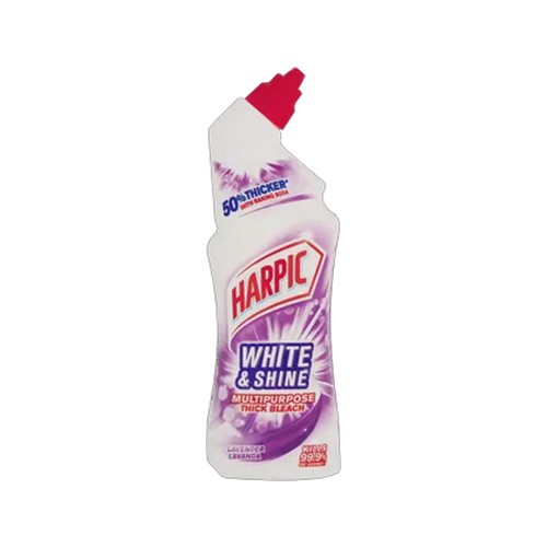 harpic white & shine lavender multipurpose thick bleach 750ml