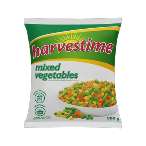 harvestime frozen mixed vegetables 900g