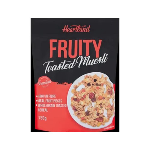 heartland fruity muesli 750g