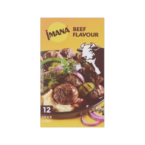 Imana Beef Flavour Stock Cubes 12 pack