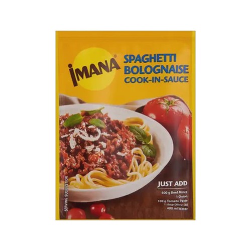 imana spaghetti bolognaise cook-in-sauce 48g