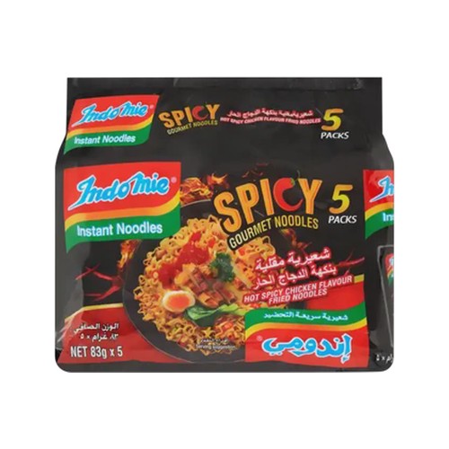 indomie hot spicy chicken flavour instant noodles 5 pack