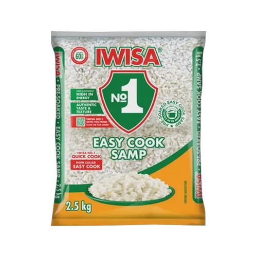 iwisa no1 parboiled quick cook samp 25kg