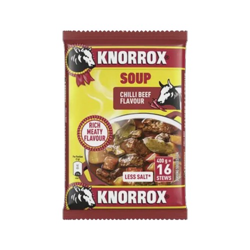 Knorrox Chilli Beef Flavoured Thickening Soup 400g