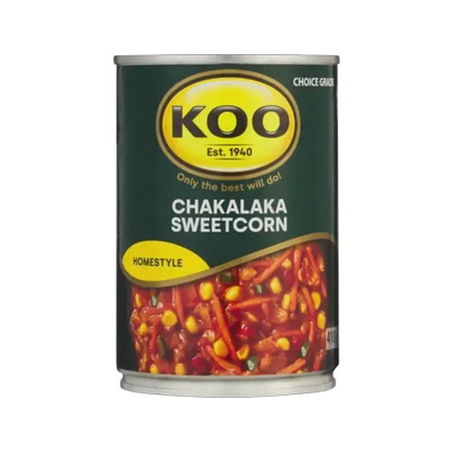 koo chakalaka sweetcorn 410g