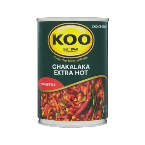 koo extra hot chakalaka 410g