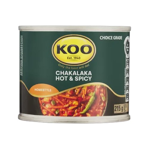 koo hot & spicy chakalaka 215g