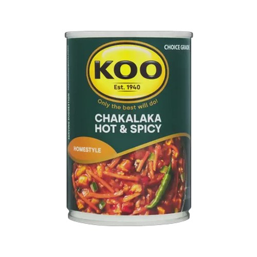 koo hot & spicy chakalaka 410g
