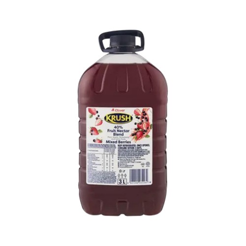 Krush 40 Mixed Berries Fruit Nectar Blend 3l