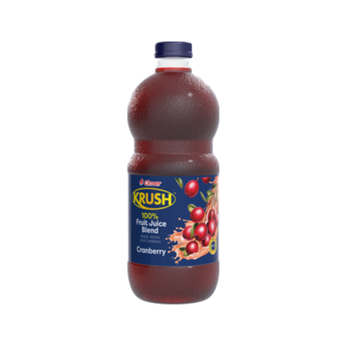 Krush Cranberry 100% Fruit Juice Blend 1.5L