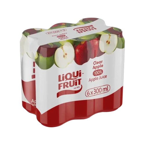 liqui fruit 100 clear apple juice 6 x 300ml