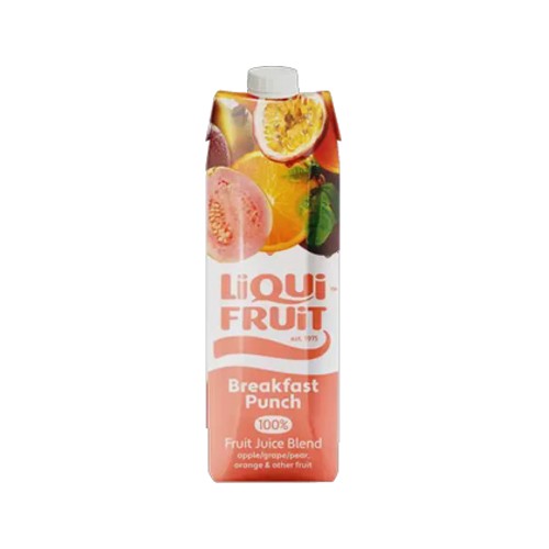 liqui fruit breakfast punch 100 fruit juice blend 1l