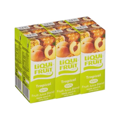 Liqui Fruit Tropical 100 Fruit Juice Blend 6 x 200ml