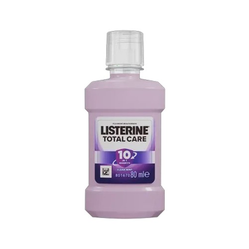 listerine total care clean mint mouthwash 80ml