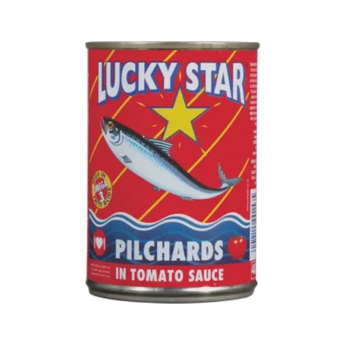 lucky star pilchards in tomato sauce 400g